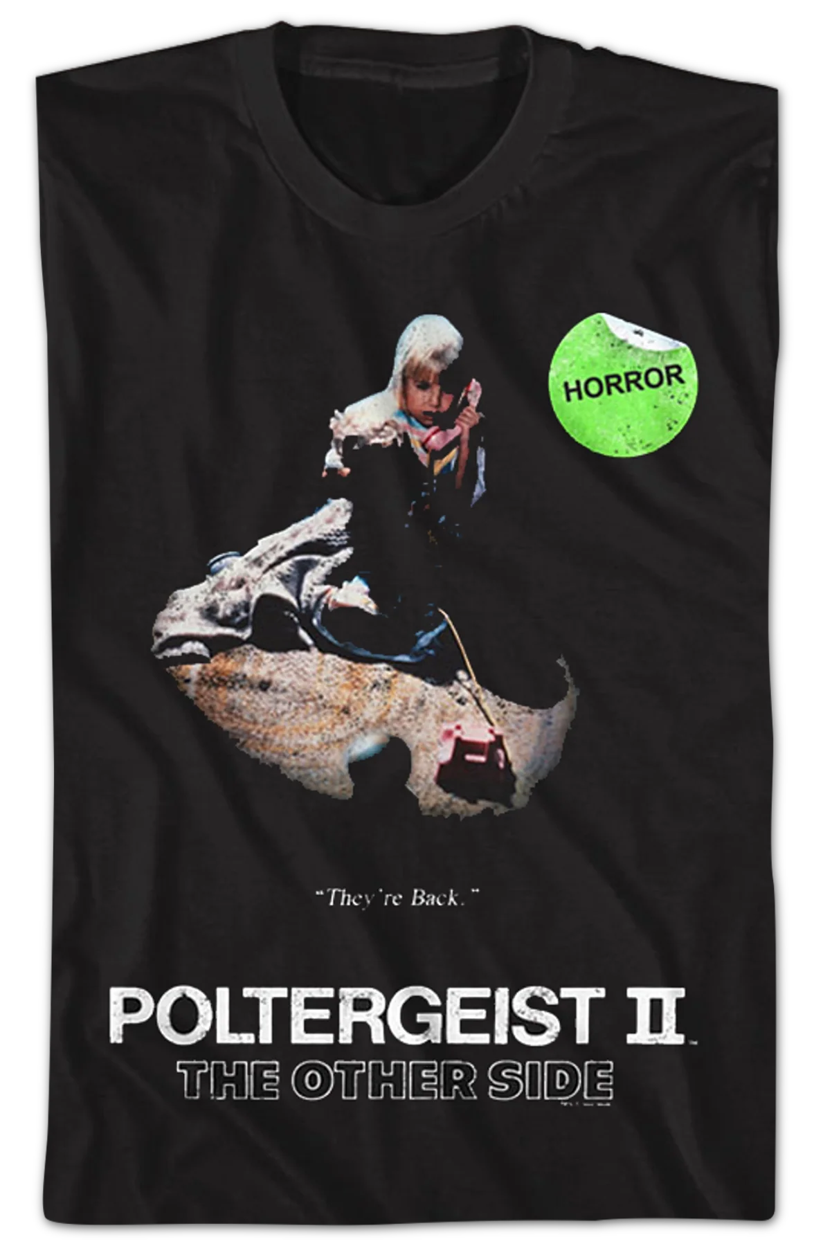 Horror Sticker Poltergeist II T-Shirt - Image 2