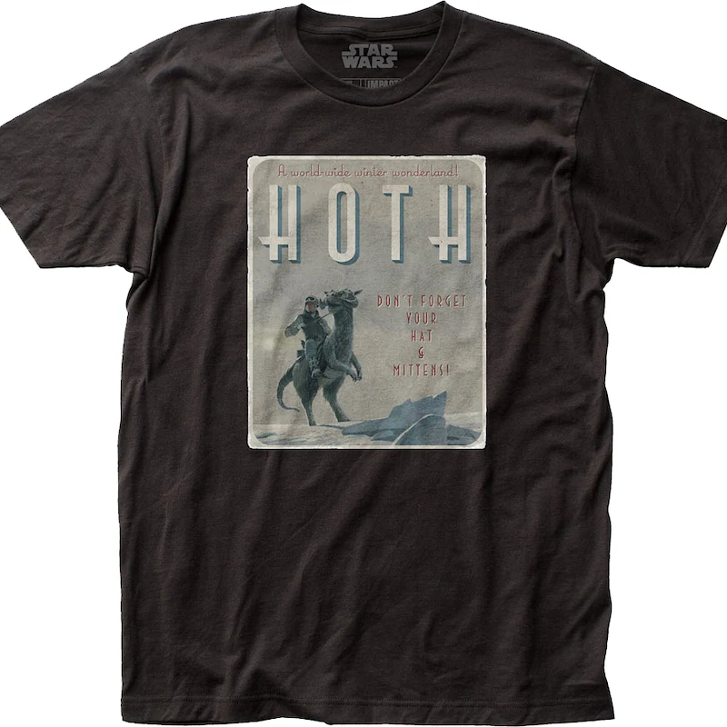Hoth Postcard Star Wars T-Shirt