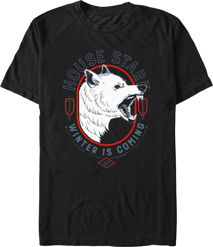 House Stark Game Of Thrones T-Shirt