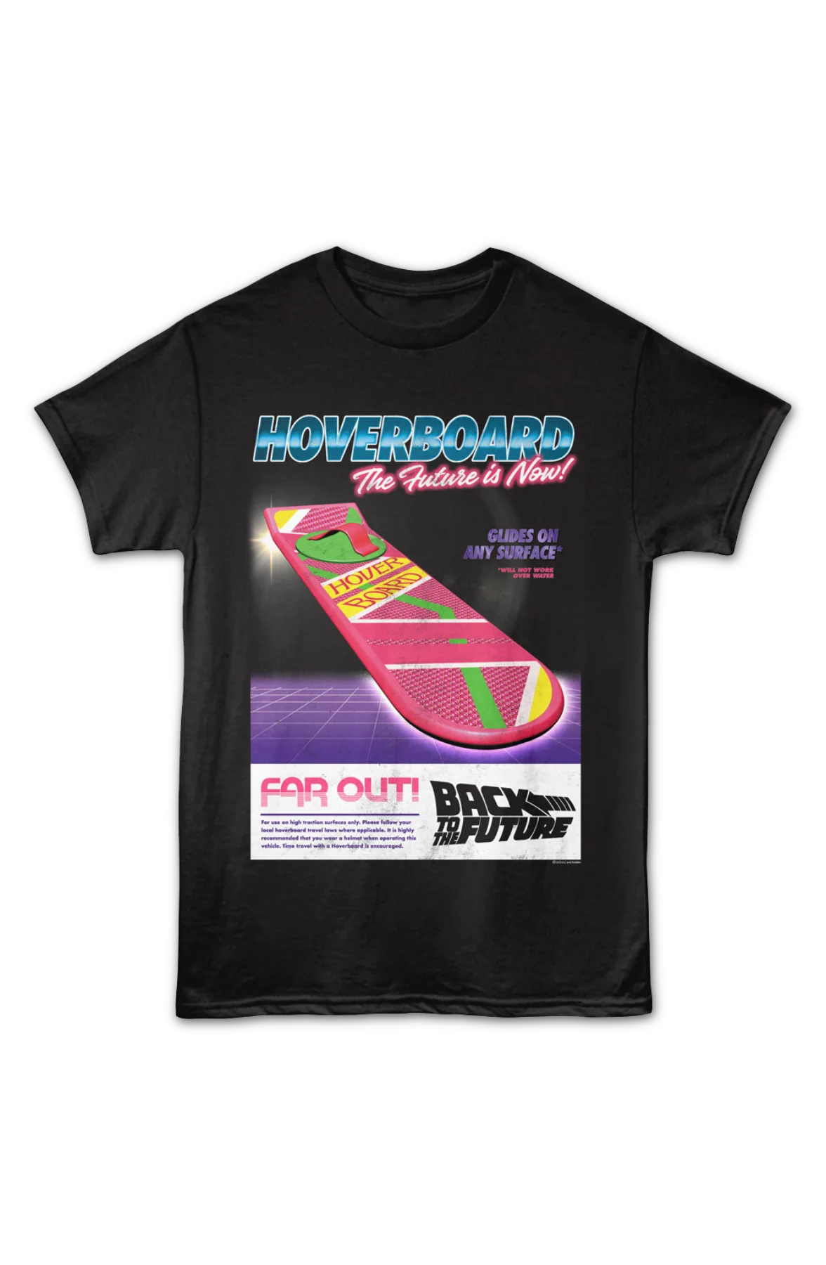 Hoverboard The Future Is Now Back To The Future T-Shirt - Image 2