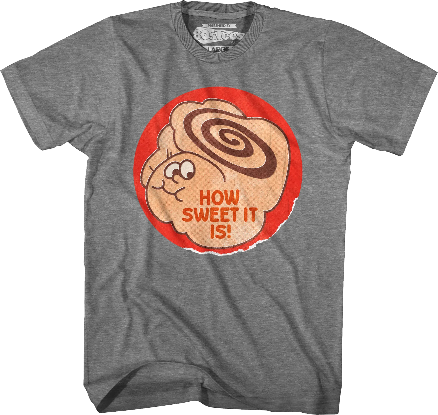How Sweet It Is Scratch & Sniff Sticker T-Shirt - Image 4