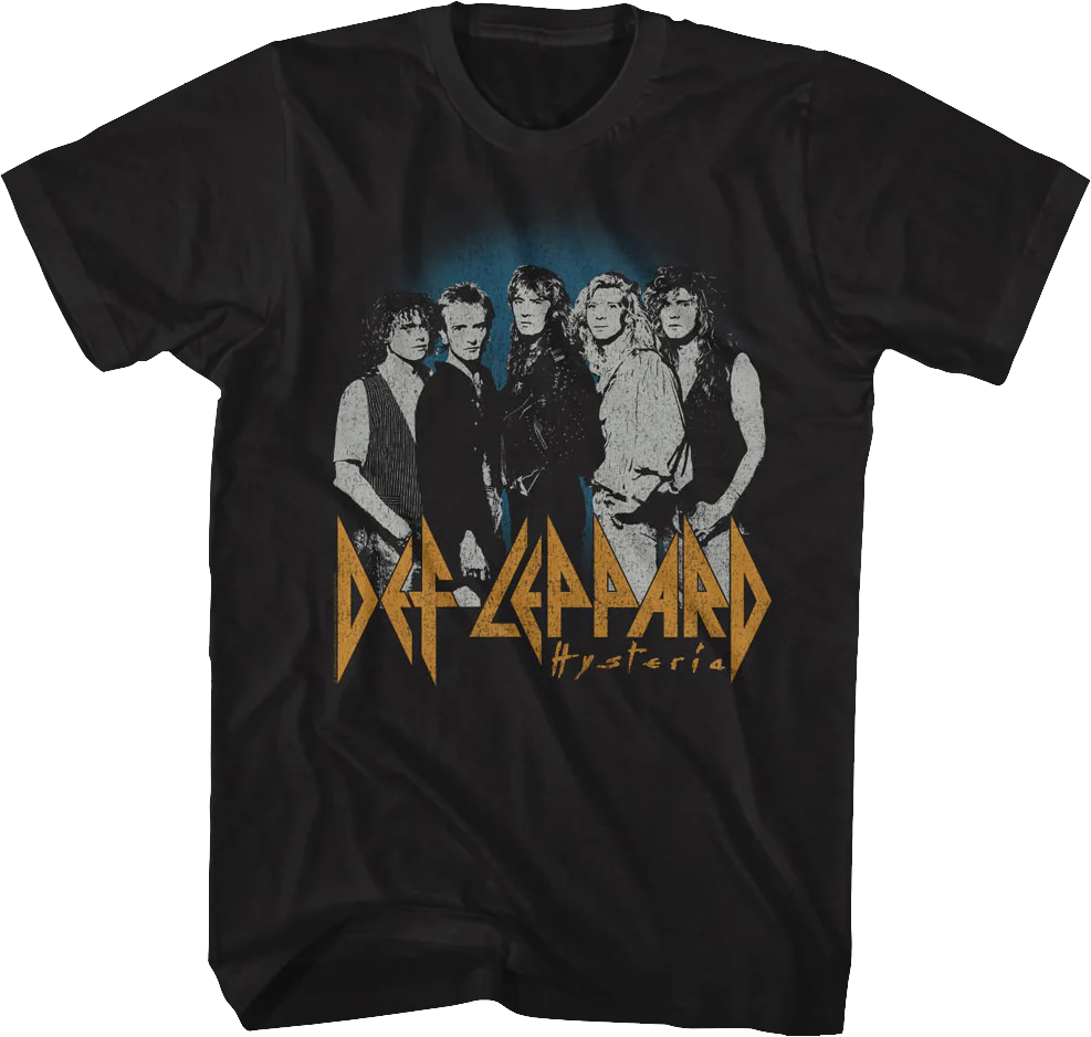 Hysteria Group Photo Def Leppard T-Shirt