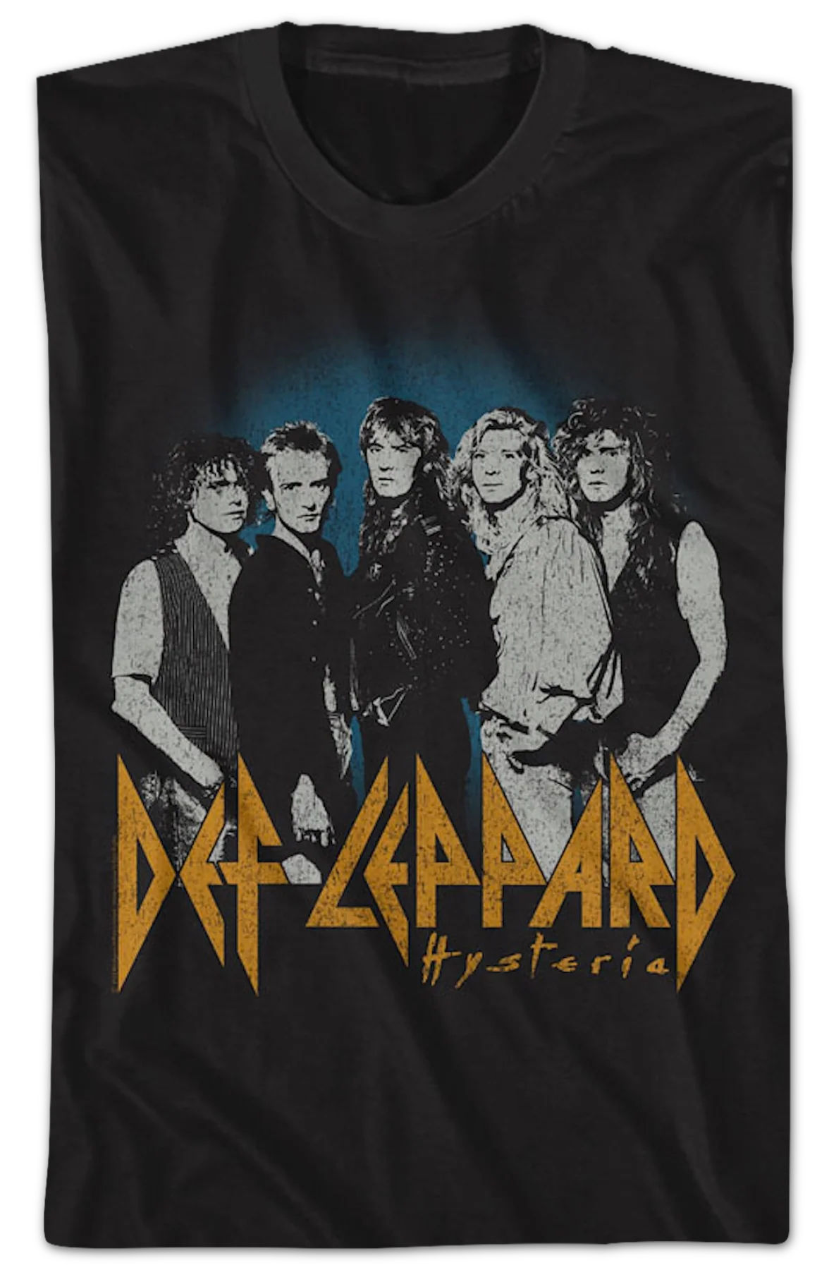 Hysteria Group Photo Def Leppard T-Shirt - Image 2