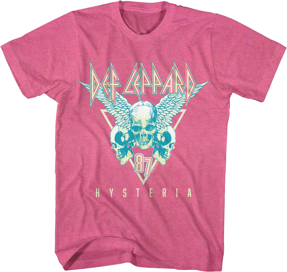 Hysteria Skulls Def Leppard T-Shirt