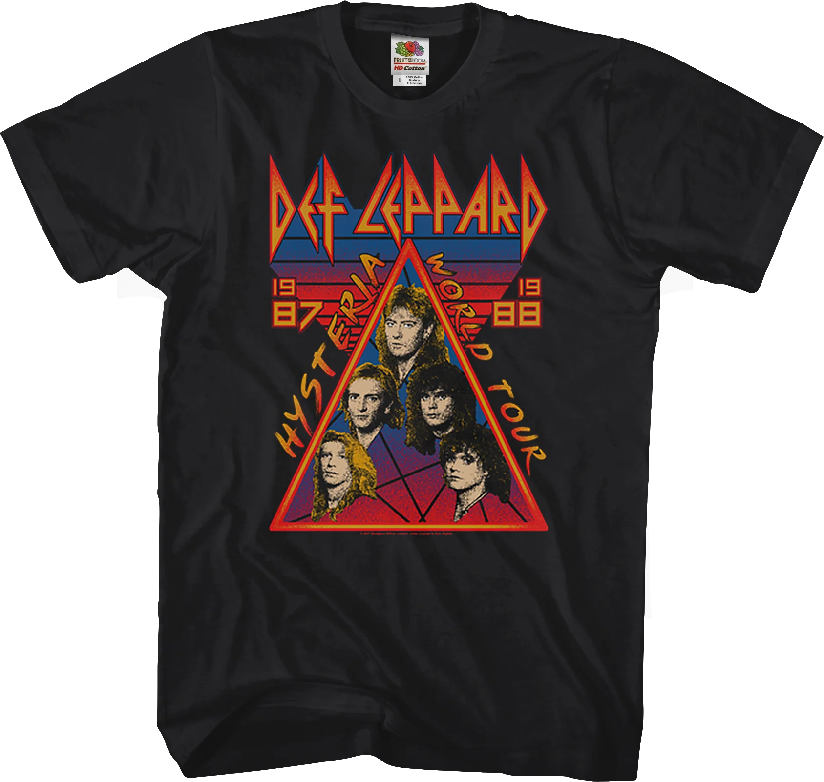 Hysteria World Tour Def Leppard T-Shirt