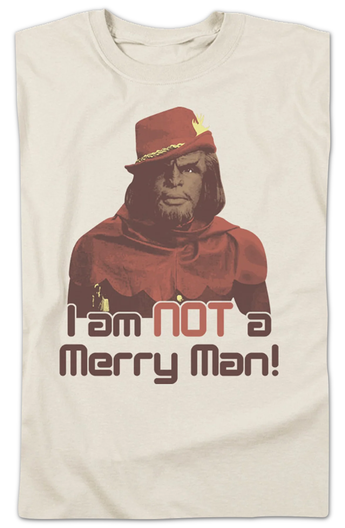 I Am Not A Merry Man Star Trek The Next Generation T-Shirt - Image 2