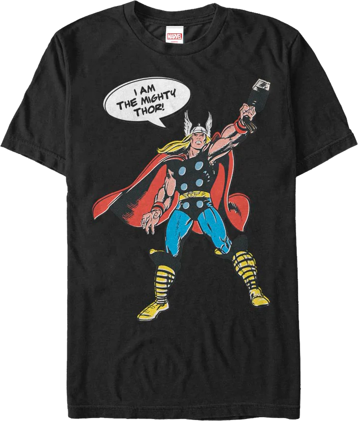 I Am The Mighty Thor Marvel Comics T-Shirt