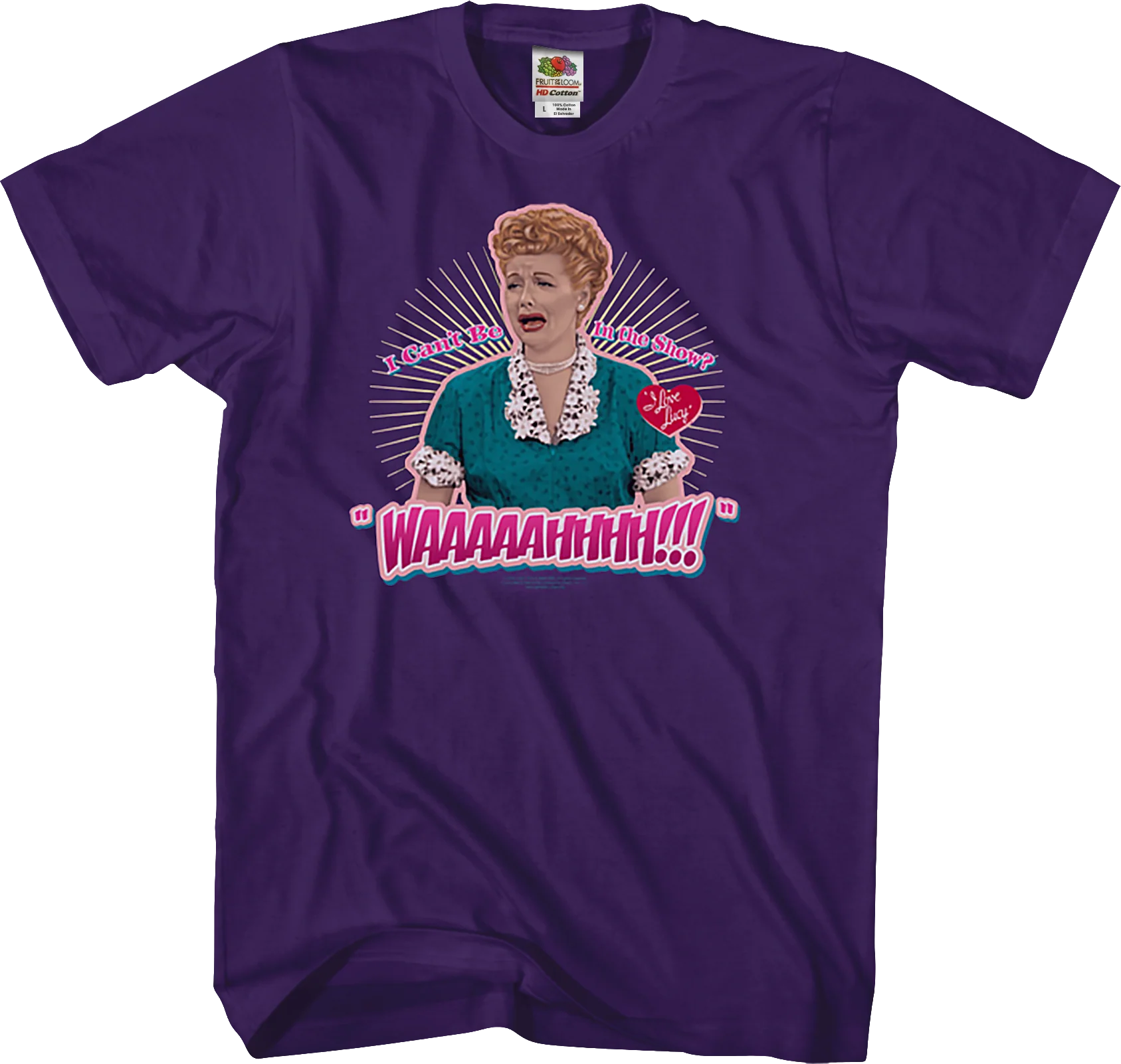 I Can't Be In The Show I Love Lucy T-Shirt