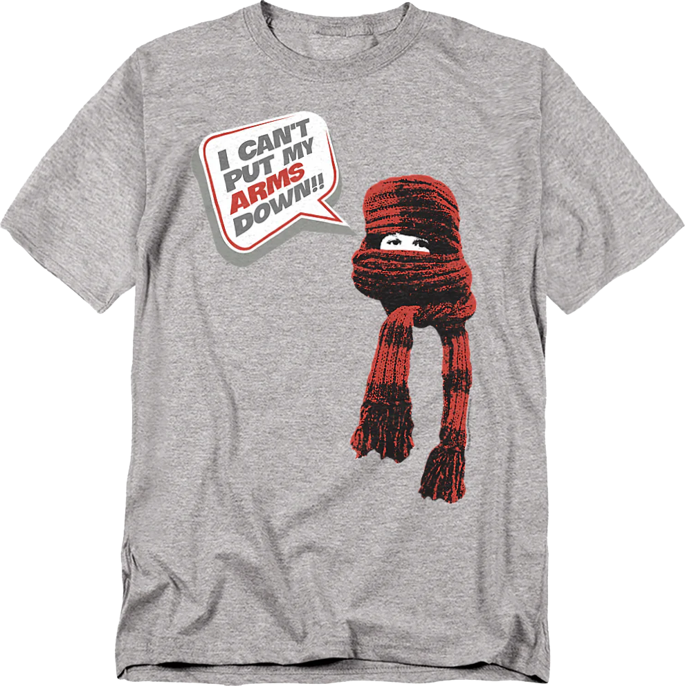 I Can't Put My Arms Down Christmas Story T-Shirt