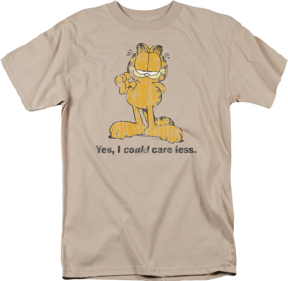 I Could Care Less Garfield T-Shirt