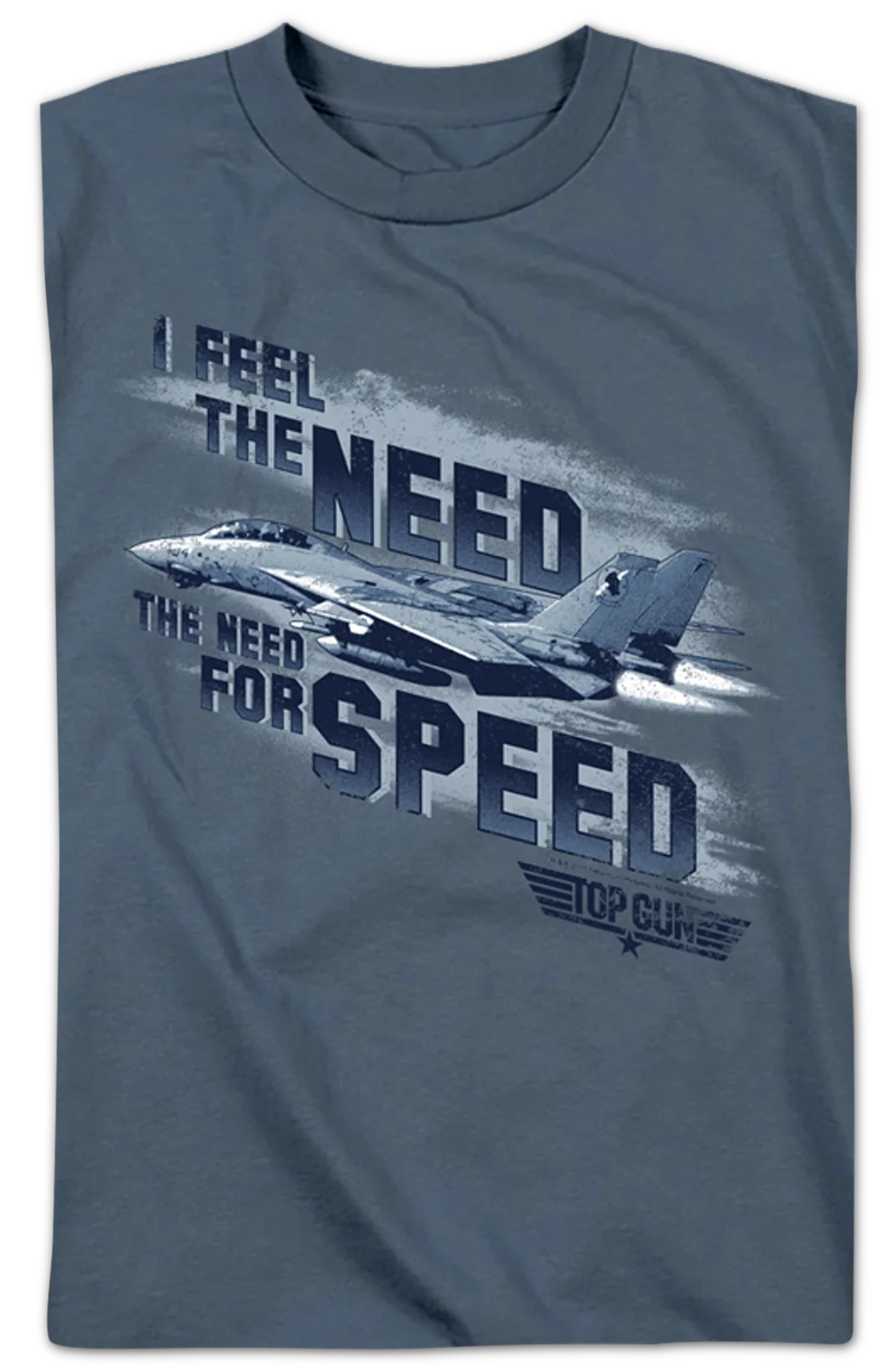 I Feel The Need For Speed Top Gun T-Shirt - Image 2