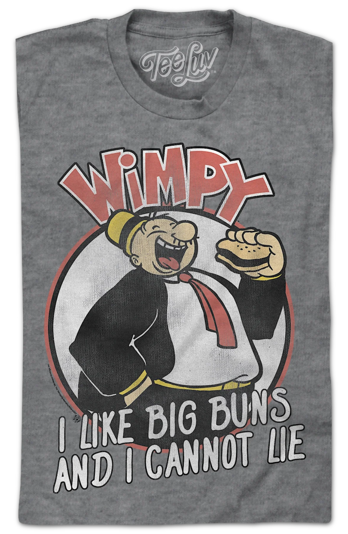 I Like Big Buns And I Cannot Lie Popeye T-Shirt - Image 2