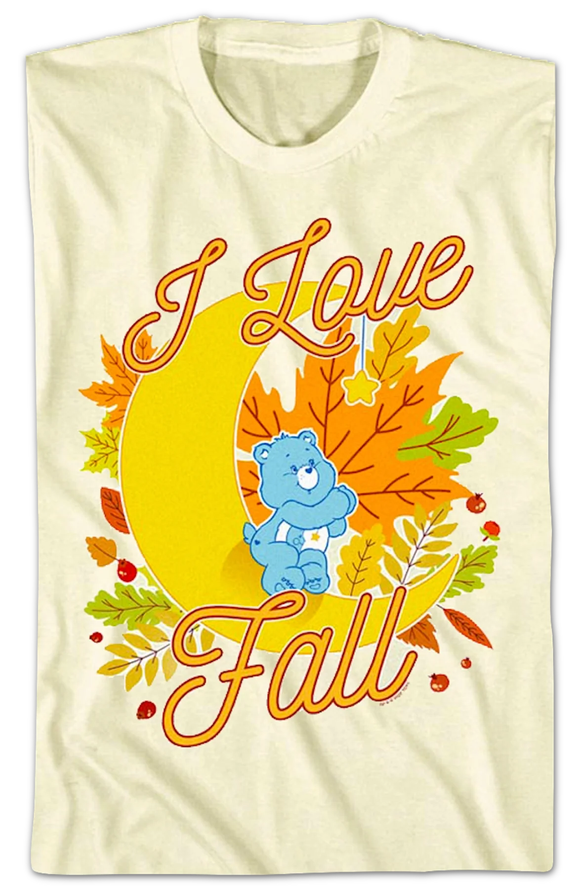 I Love Fall Care Bears T-Shirt - Image 2