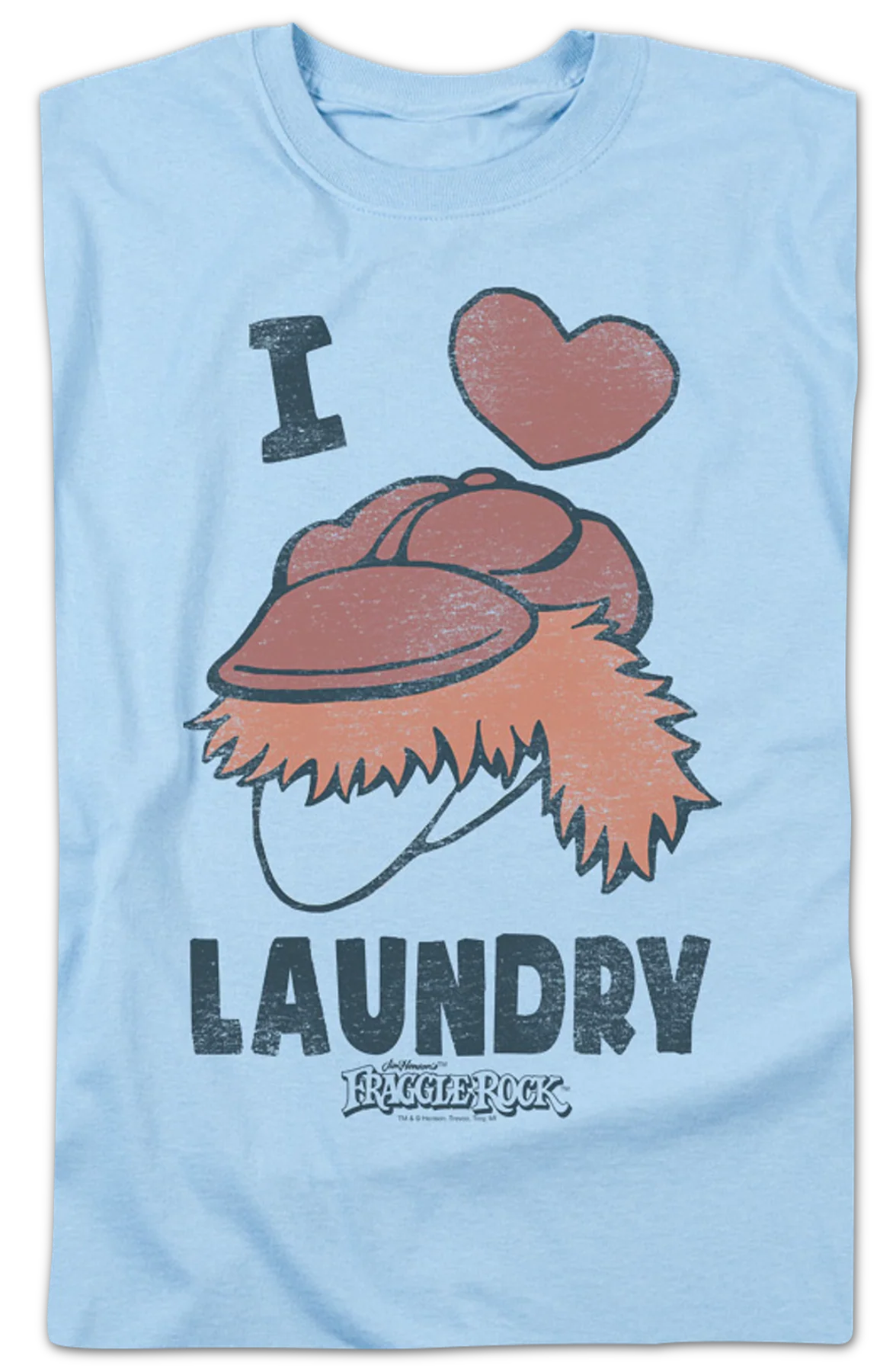 I Love Laundry Fraggle Rock T-Shirt - Image 2