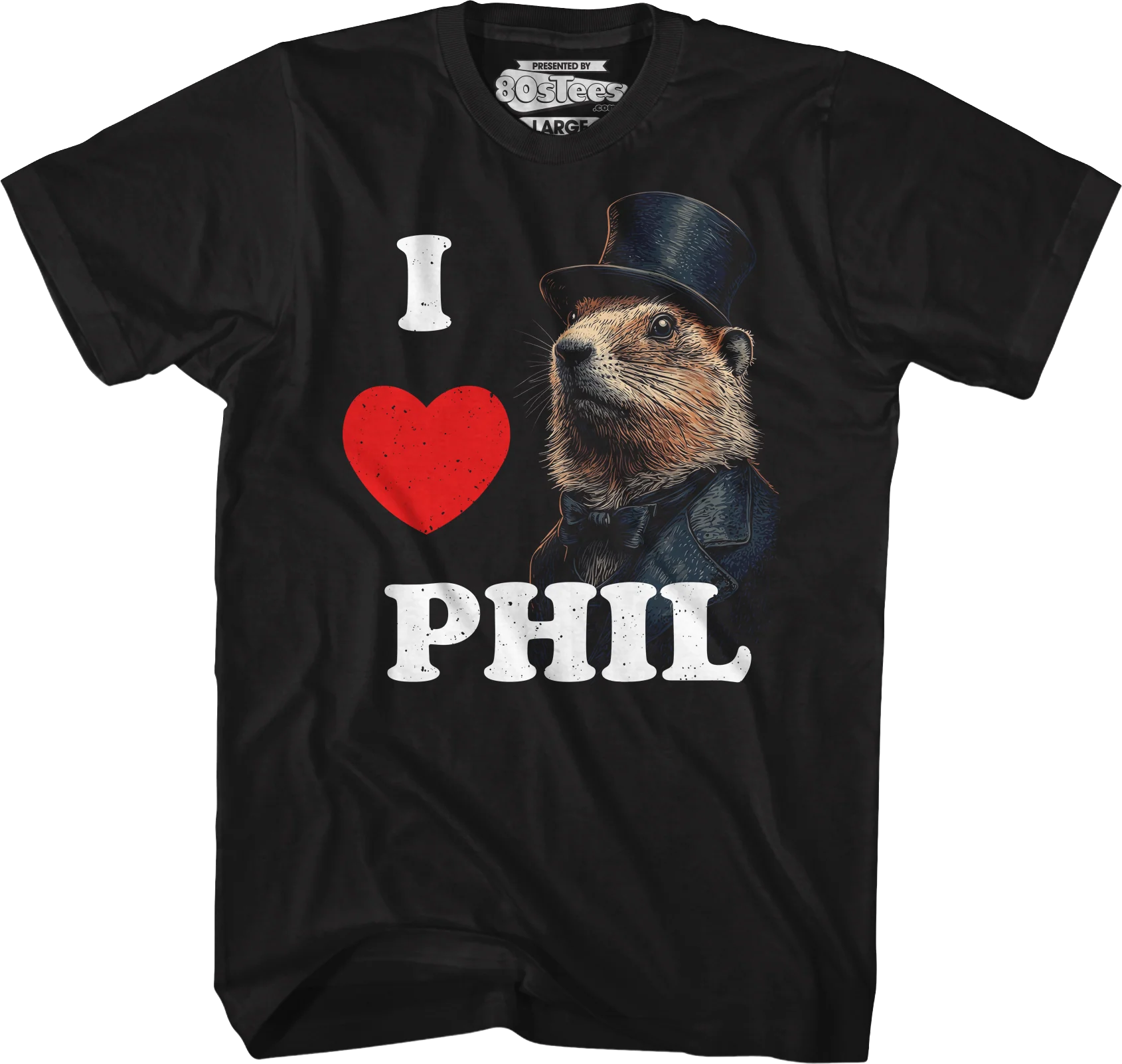 I Love Phil Groundhog Day T-Shirt
