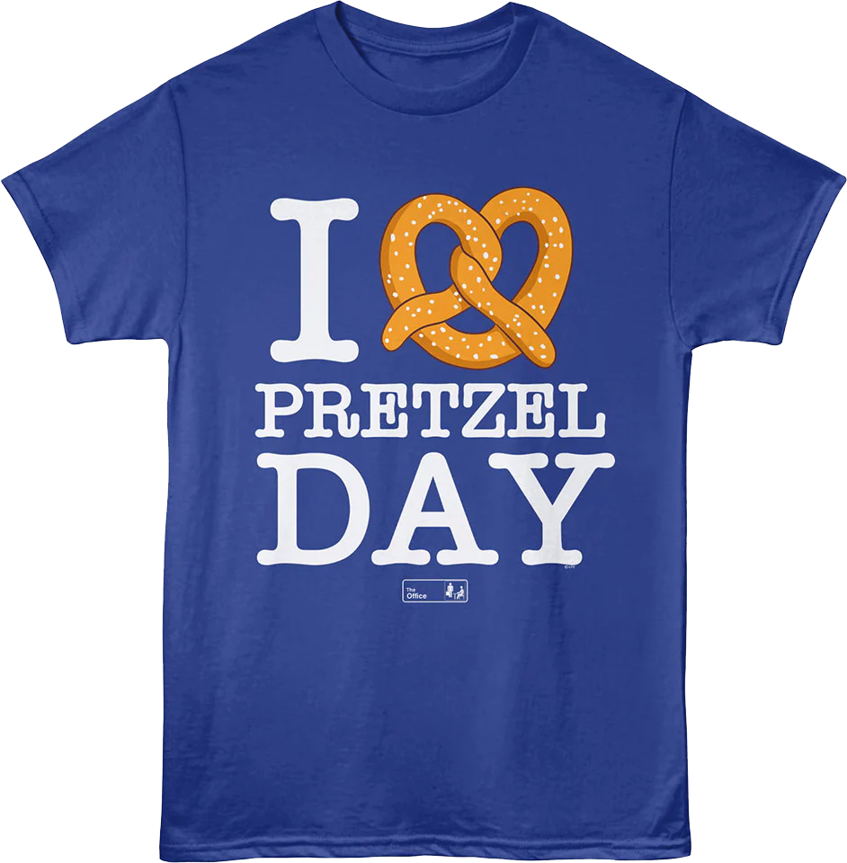 I Love Pretzel Day The Office T-Shirt
