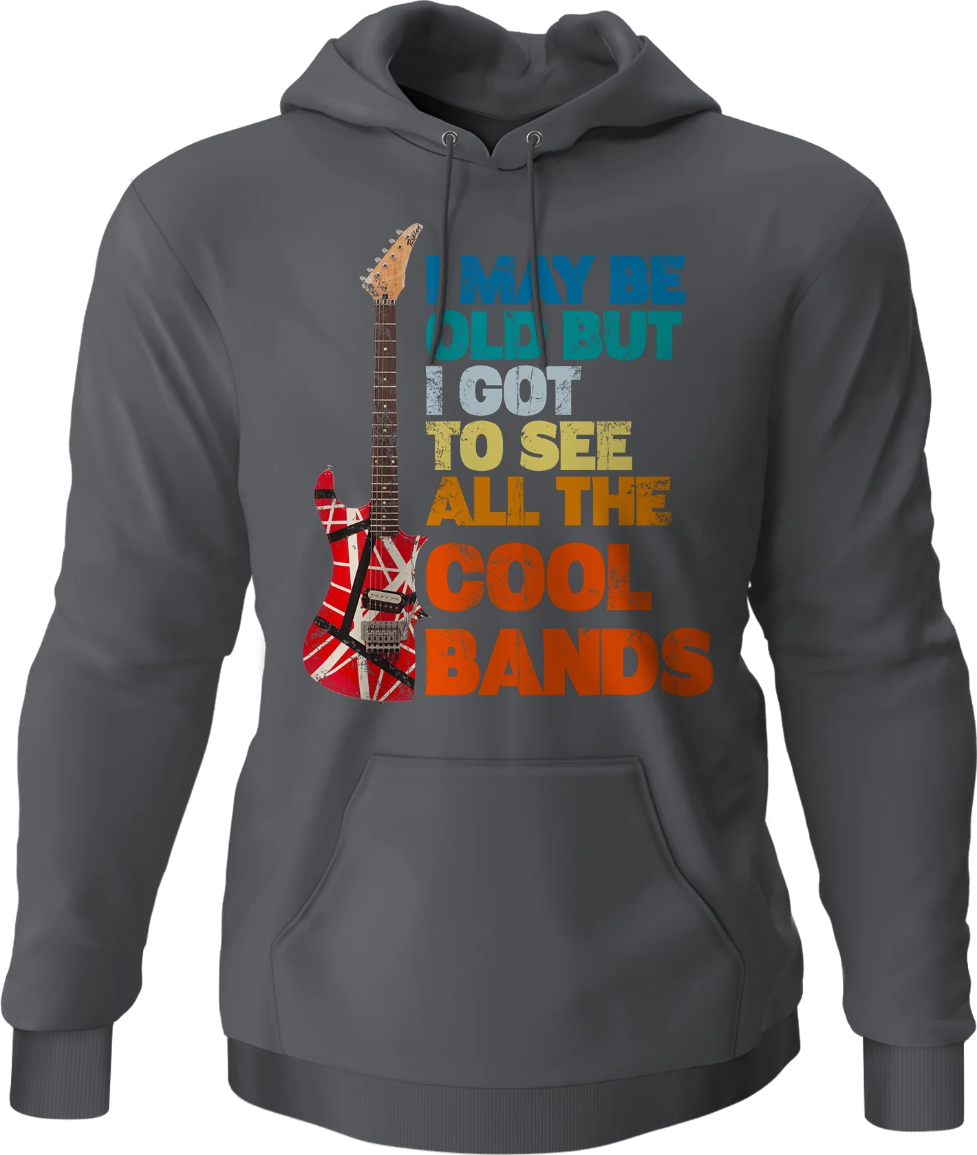 I May Be Old But I Got To See All The Cool Bands Hoodie - Image 3