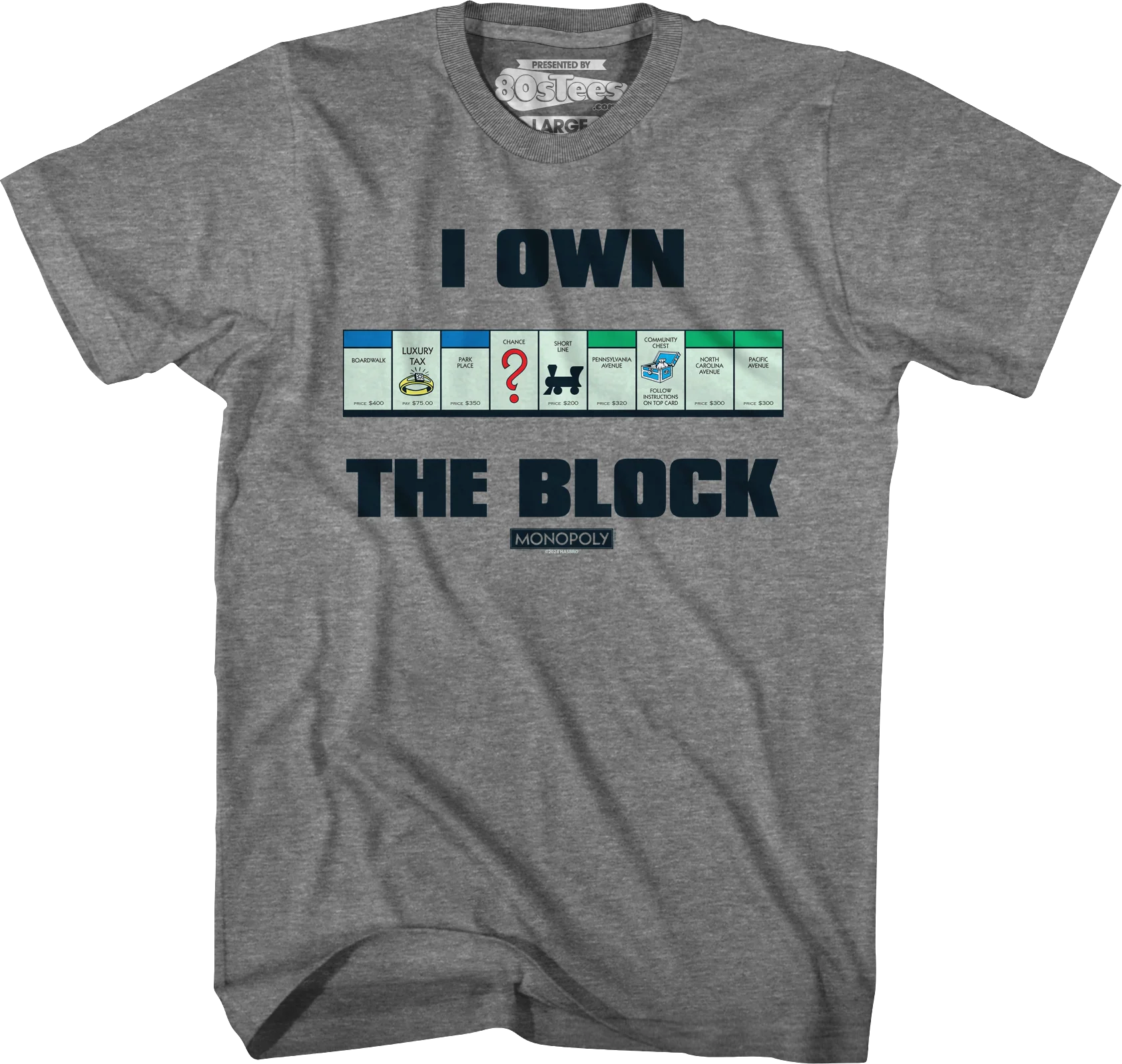 I Own The Block Monopoly T-Shirt - Image 12