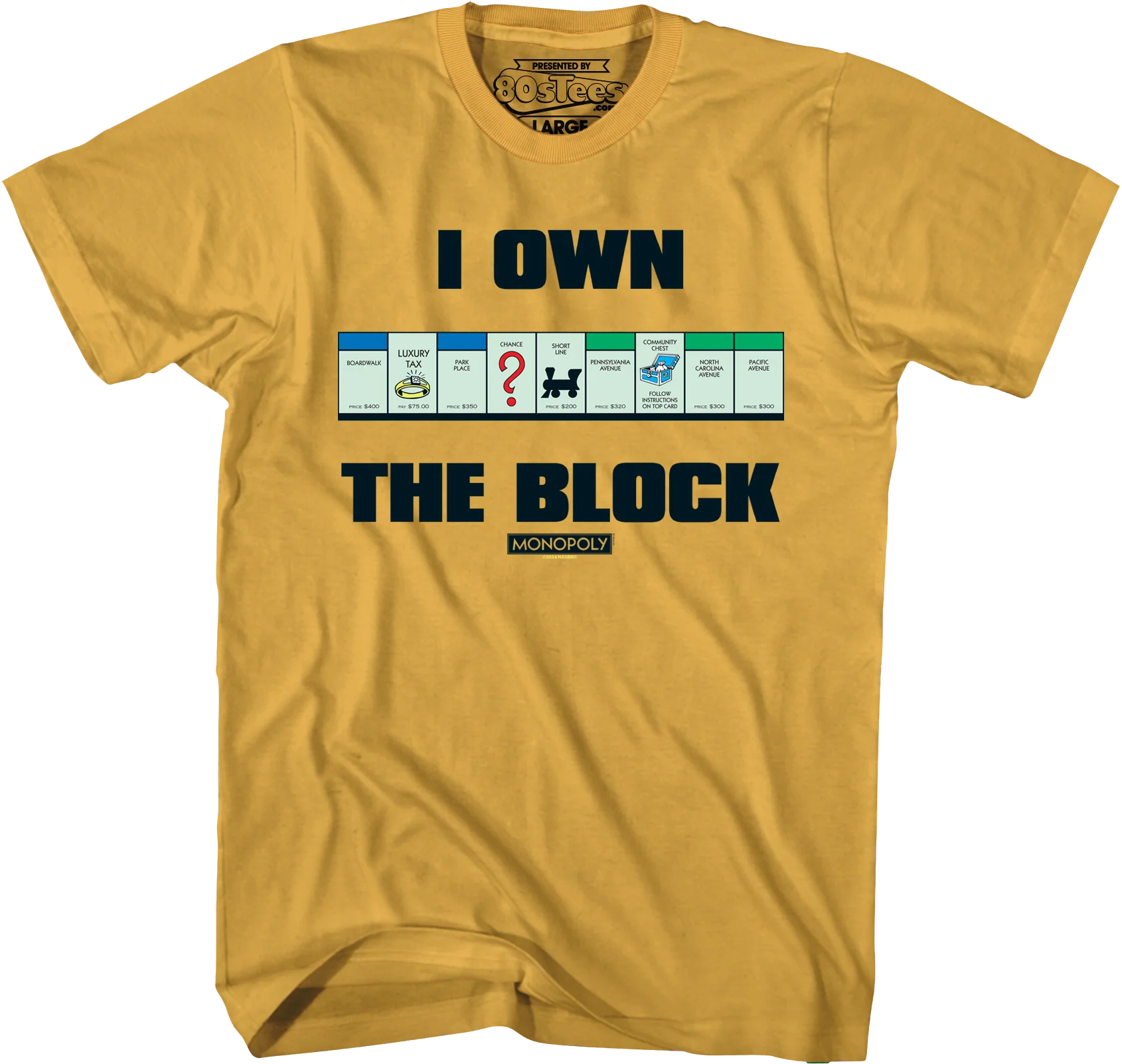 I Own The Block Monopoly T-Shirt - Image 19