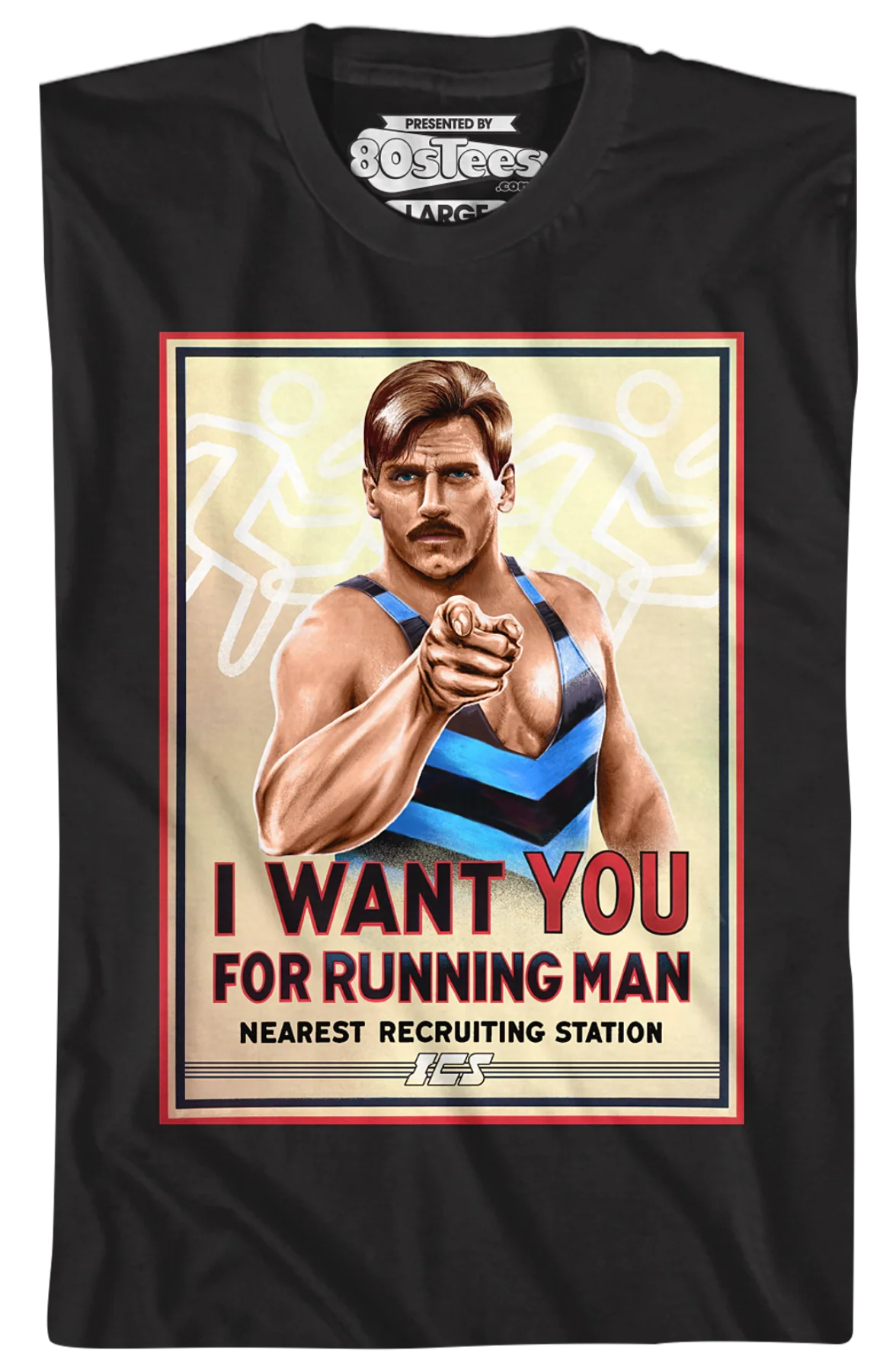 I Want You Running Man T-Shirt - Image 2