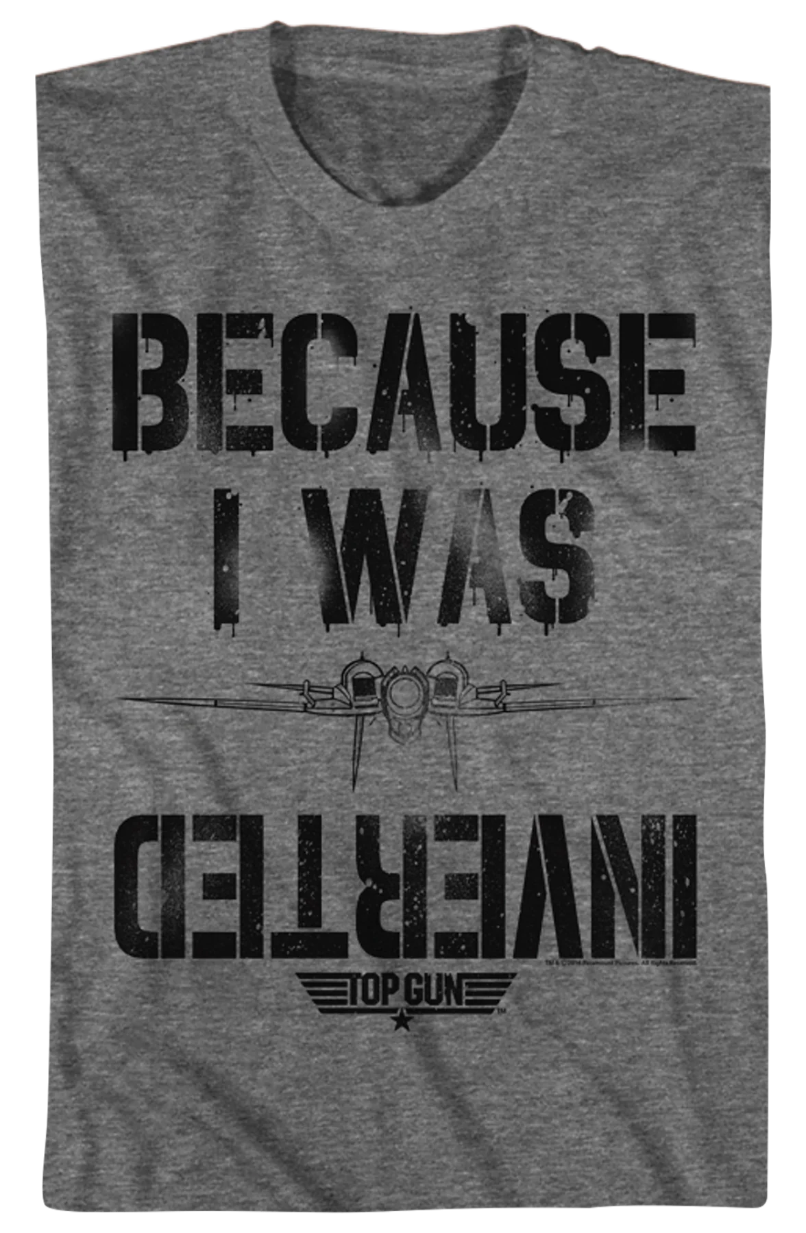 I Was Inverted Top Gun Shirt - Image 2