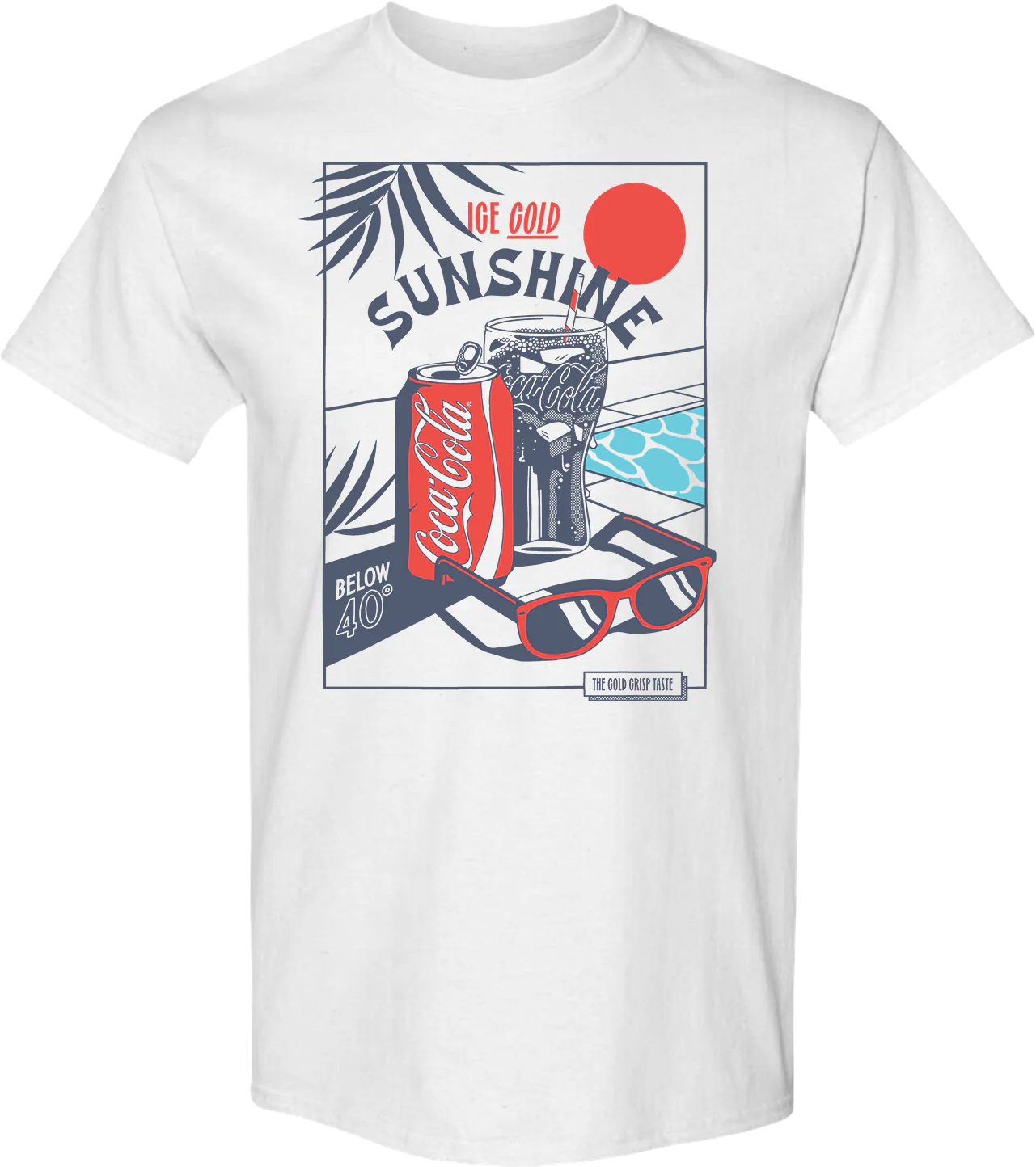 Ice Cold Sunshine Poster Coca-Cola T-Shirt