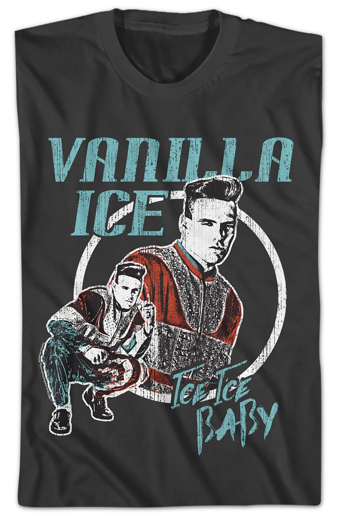 Ice Ice Baby Collage Vanilla Ice T-Shirt - Image 2