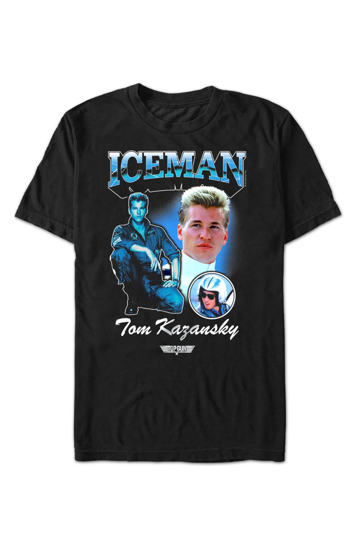 Iceman Collage Top Gun T-Shirt - Image 2