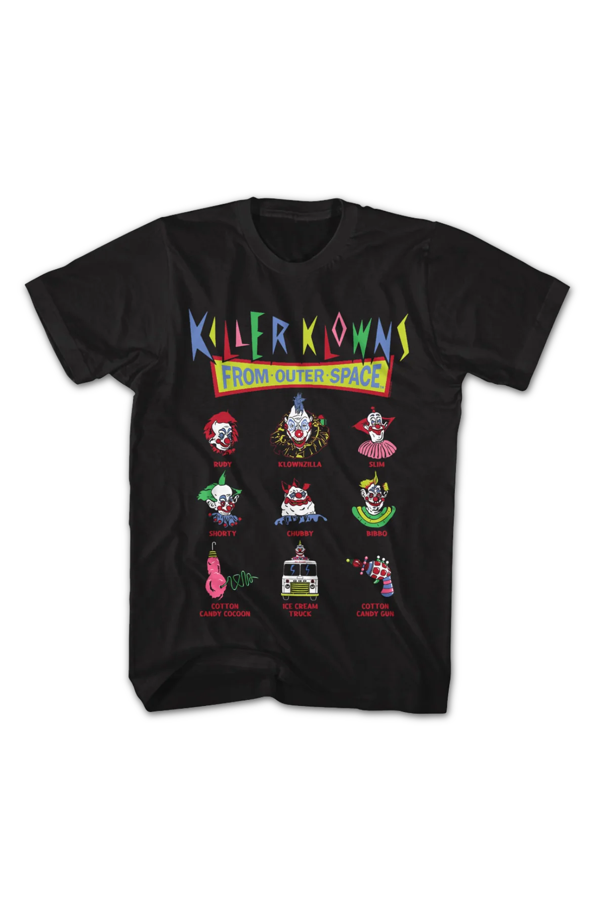Icons Collage Killer Klowns From Outer Space T-Shirt - Image 2