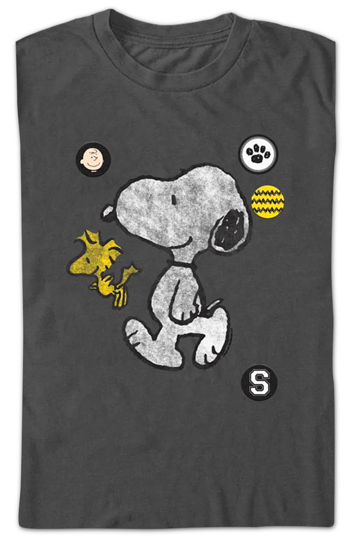 Icons Snoopy And Woodstock Peanuts T-Shirt - Image 2