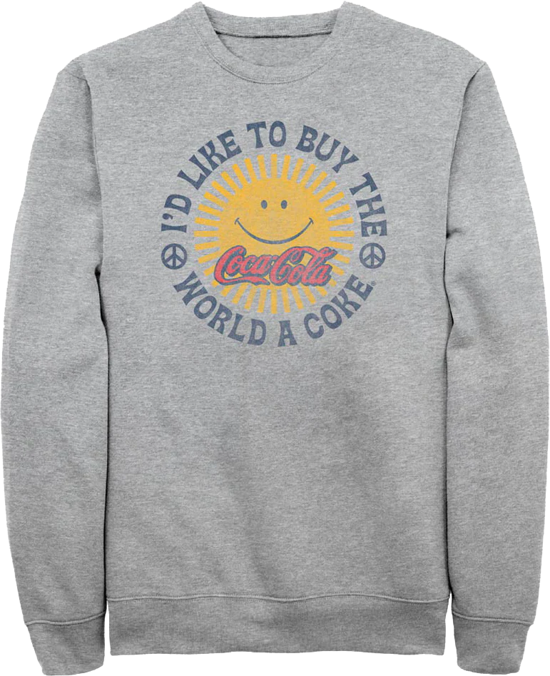 I'd Like To Buy The World A Coke Coca-Cola Sweatshirt