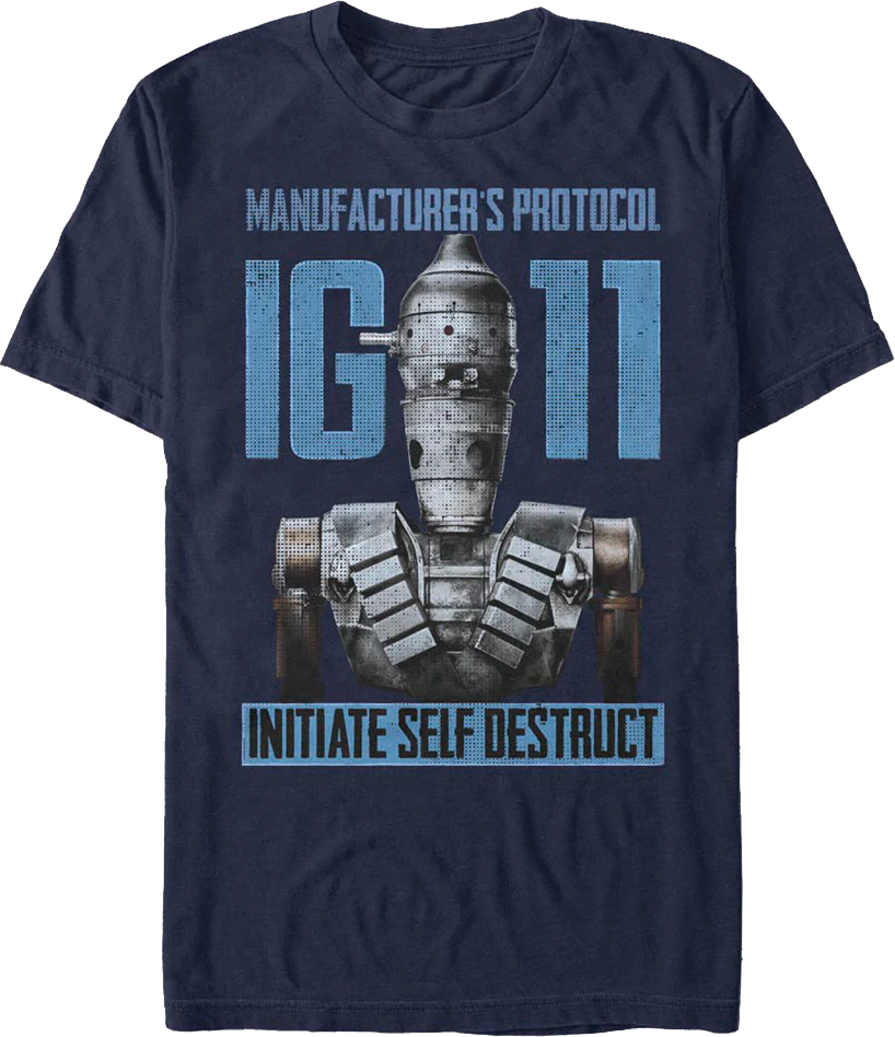 IG-11 Initiate Self Destruct The Mandalorian Star Wars T-Shirt