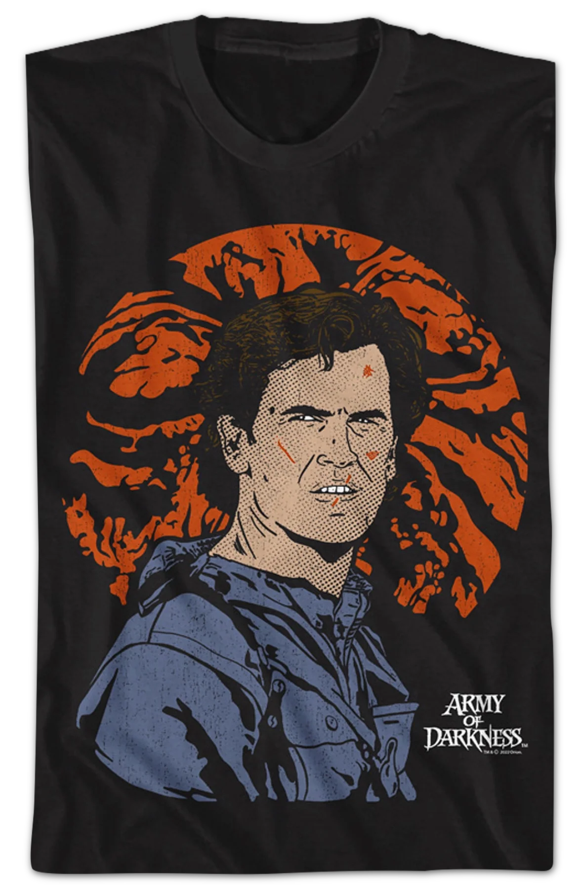 Illustrated Ash Williams Army of Darkness T-Shirt - Image 2