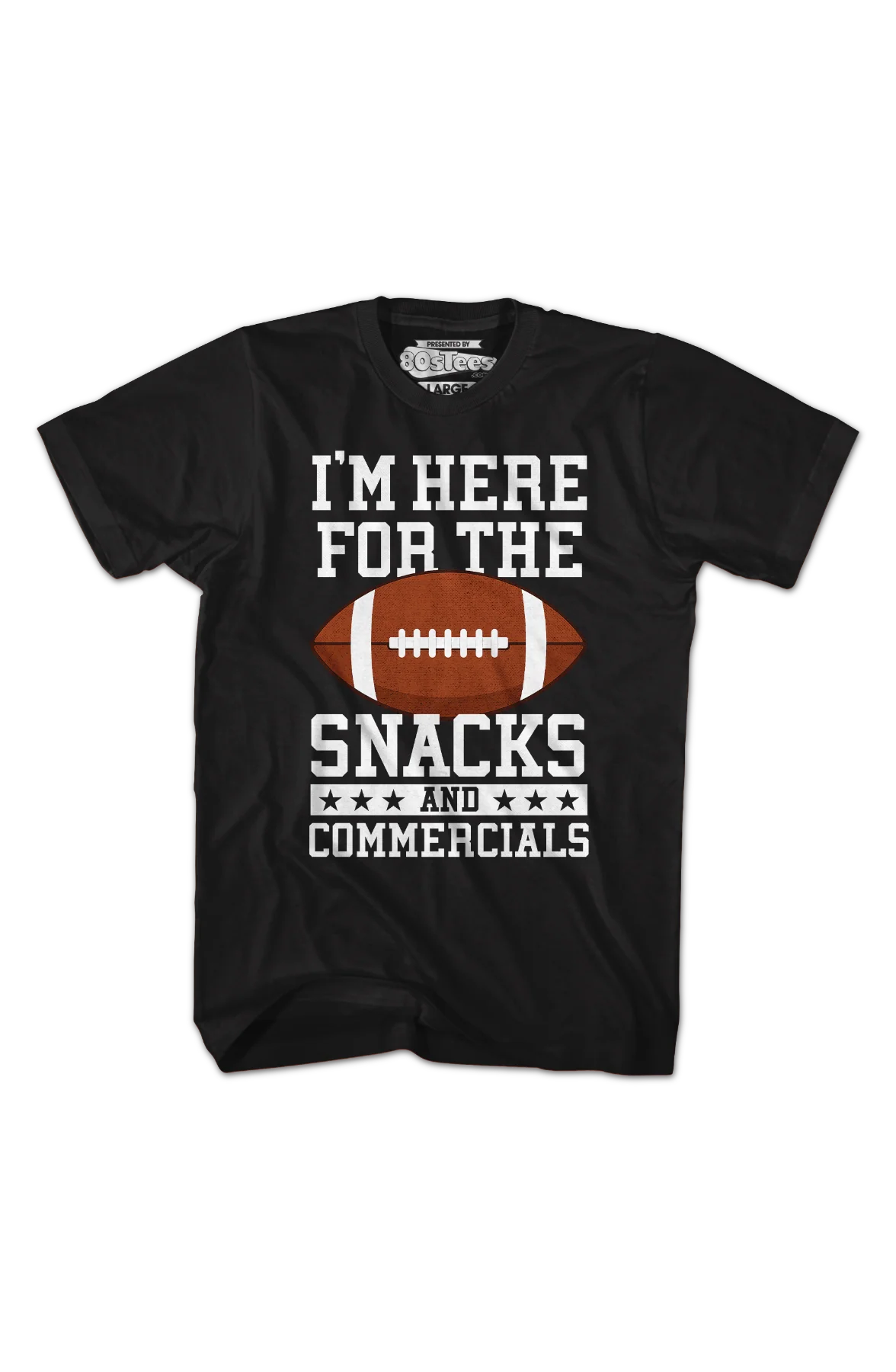 I'm Here For The Snacks And Commercials T-Shirt - Image 2