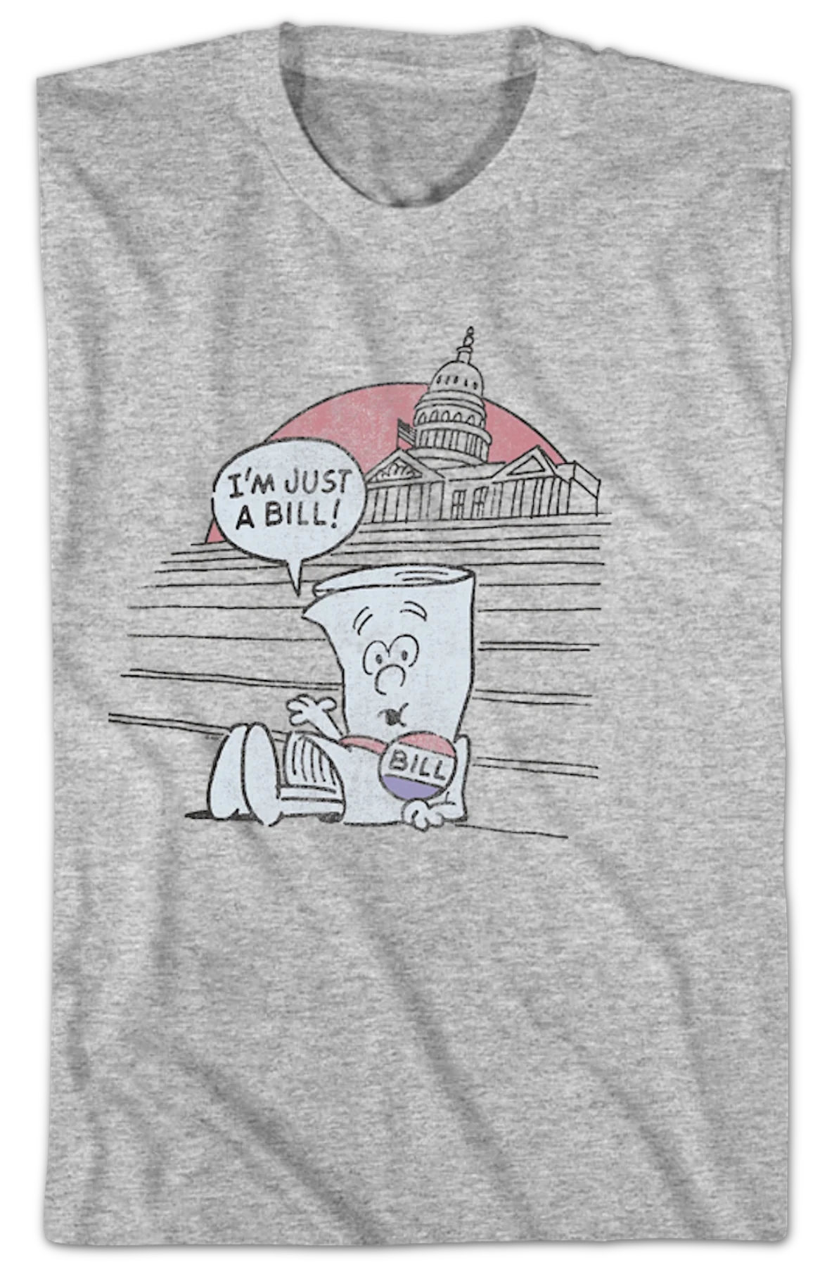 I'm Just A Bill Schoolhouse Rock T-Shirt - Image 2