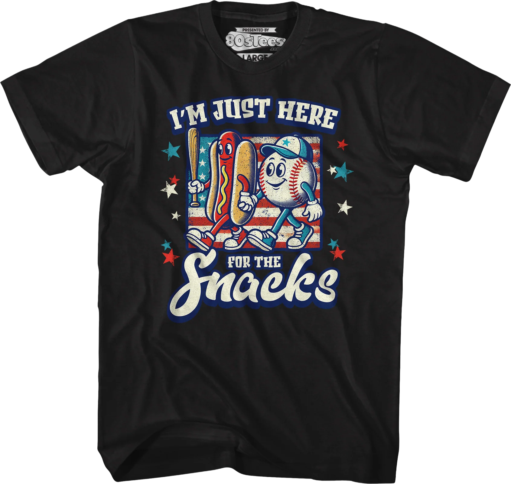 I'm Just Here For The Snacks T-Shirt - Image 5