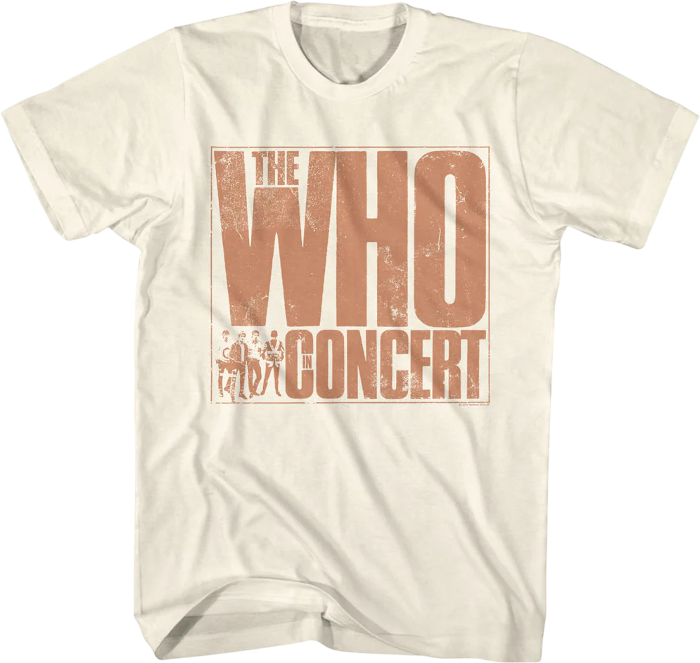 In Concert The Who T-Shirt