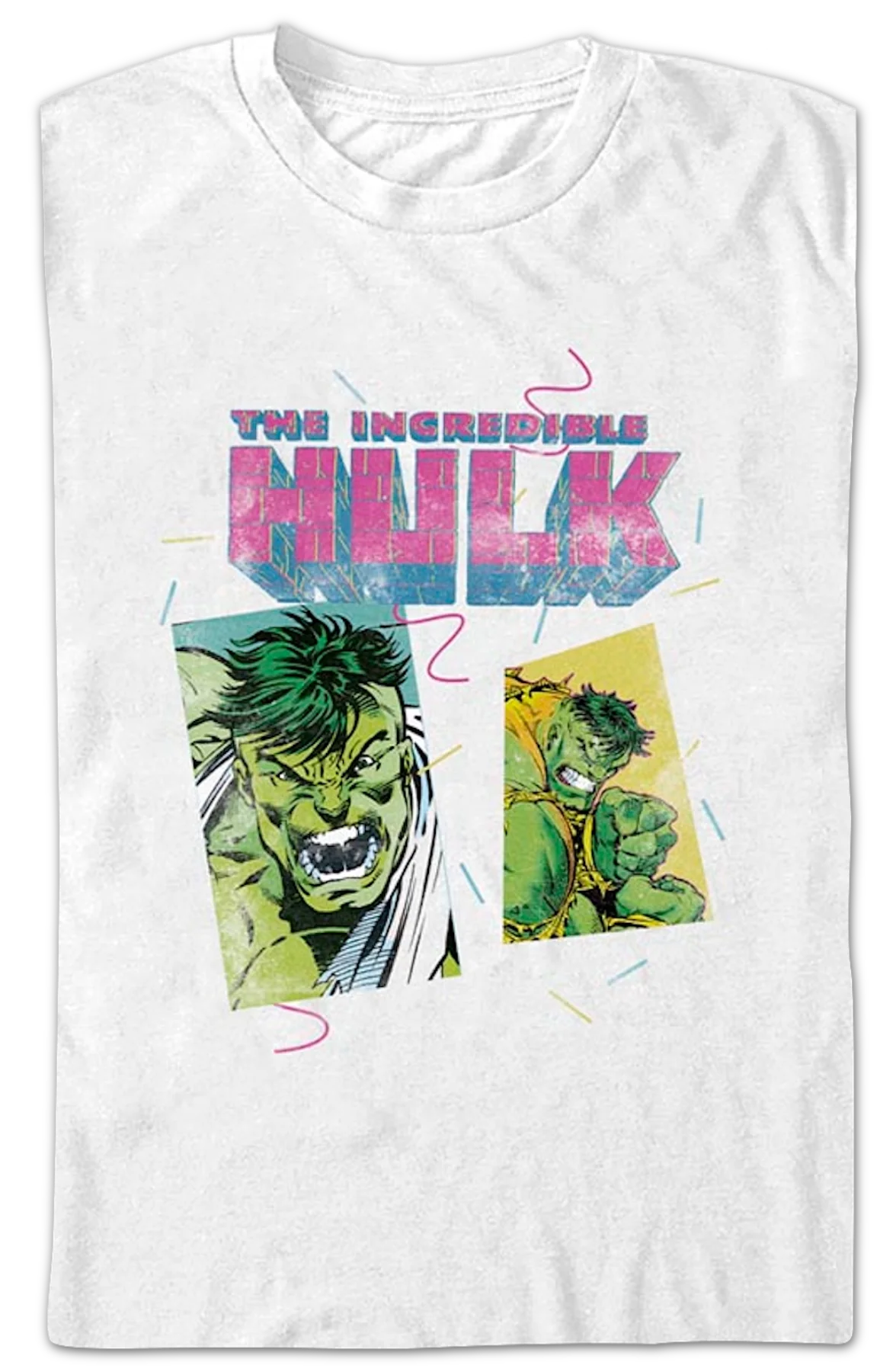 Incredible Hulk Retro 90s Marvel Comics T-Shirt - Image 2
