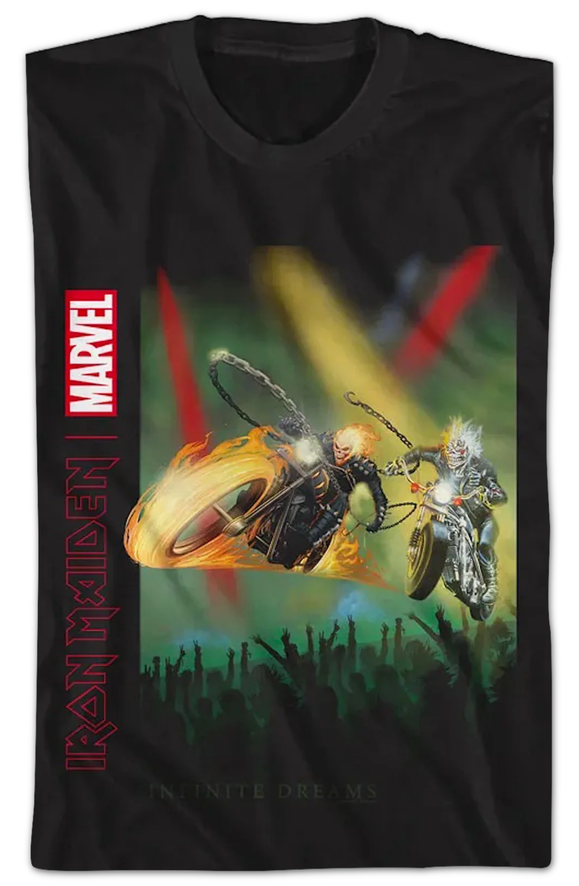 Infinite Dreams Ghost Rider & Iron Maiden T-Shirt - Image 2