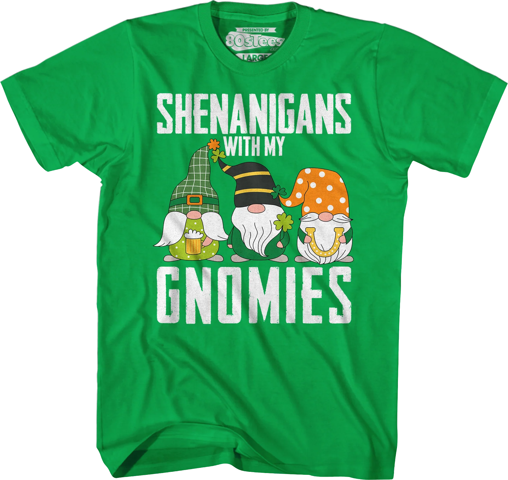 Irish Green Shenanigans With My Gnomies T-Shirt