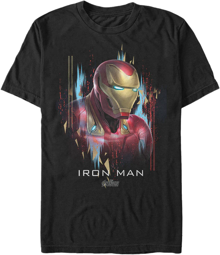 Iron Man Portrait Avengers Endgame T-Shirt