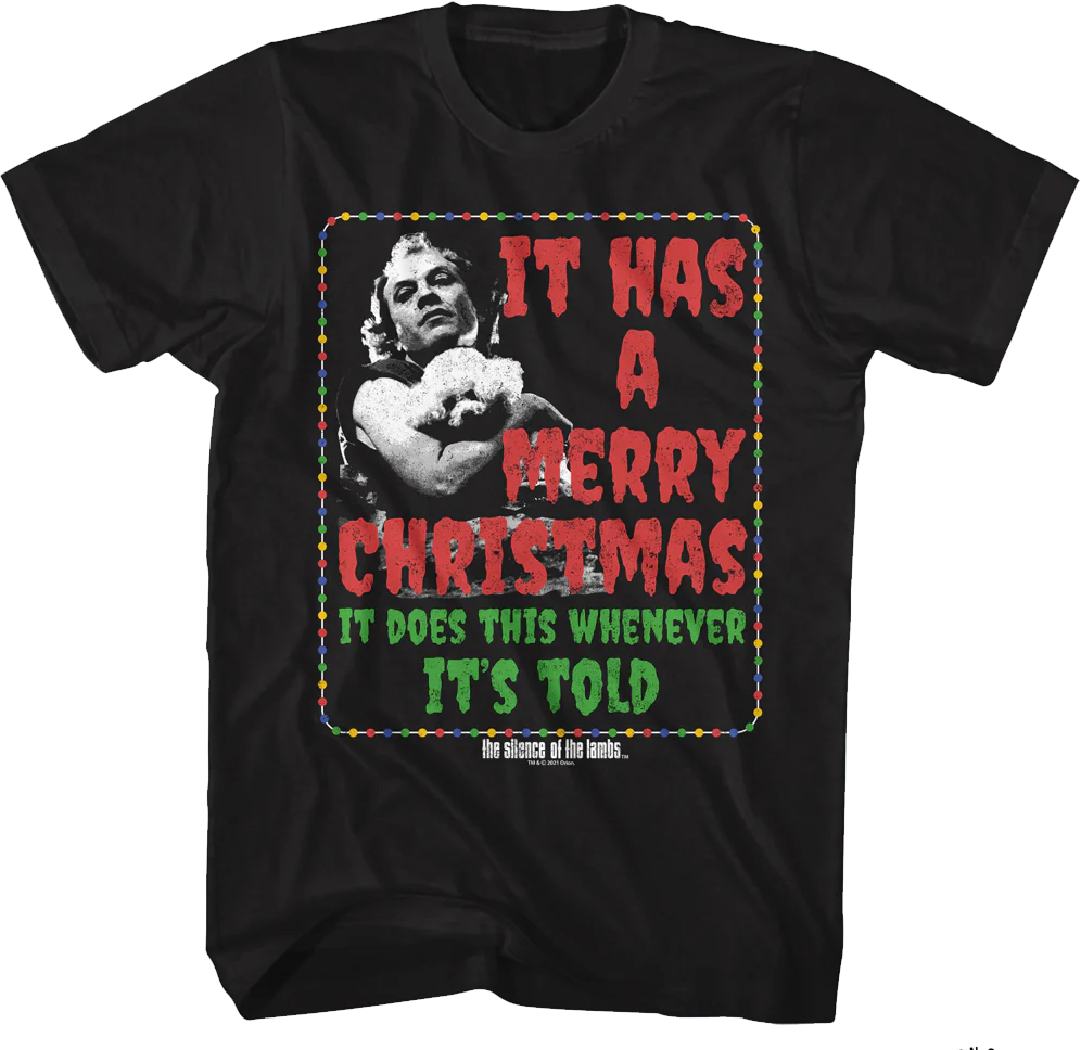 It Has A Merry Christmas Silence Of The Lambs T-Shirt
