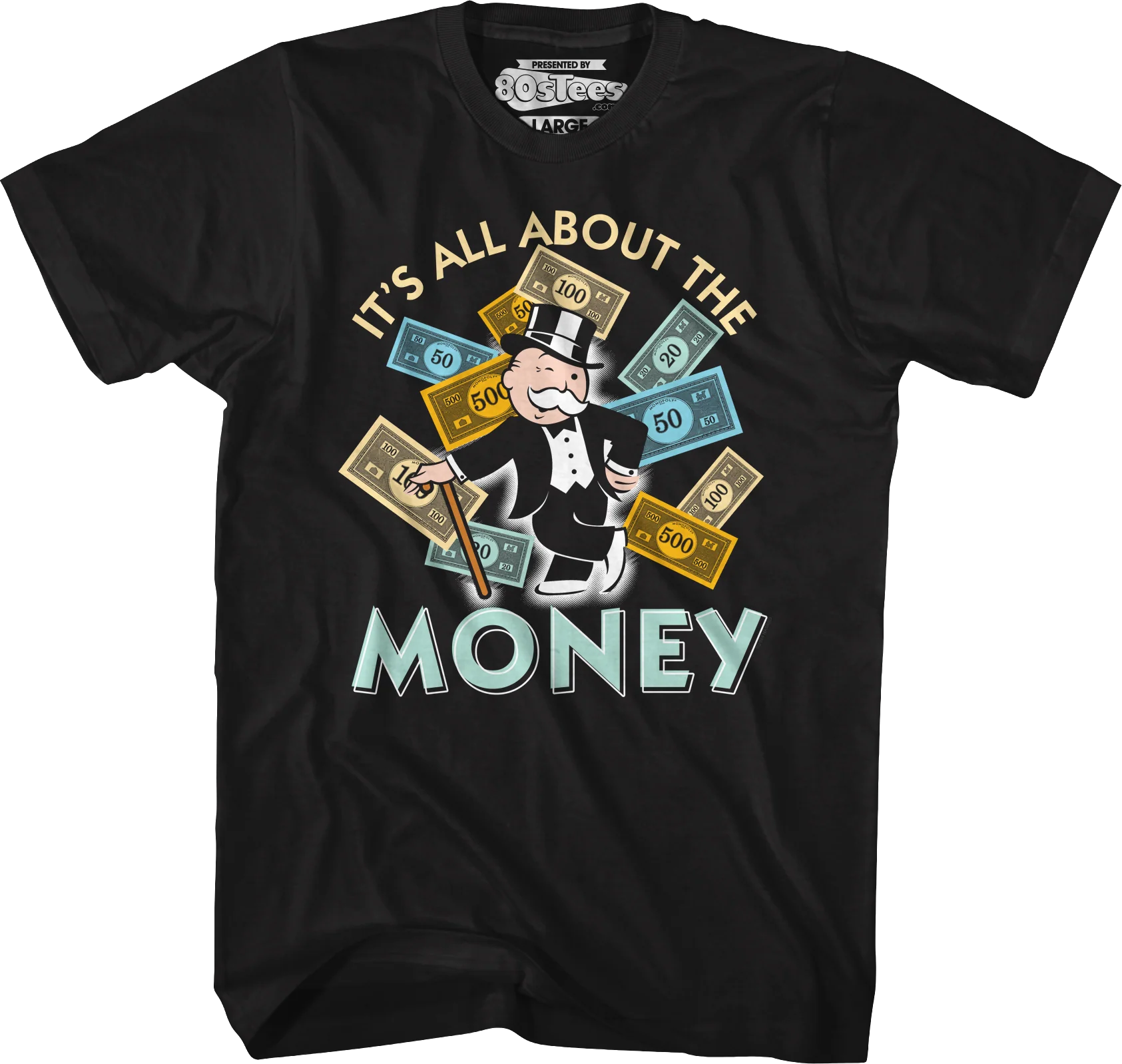 It's All About The Money Monopoly T-Shirt