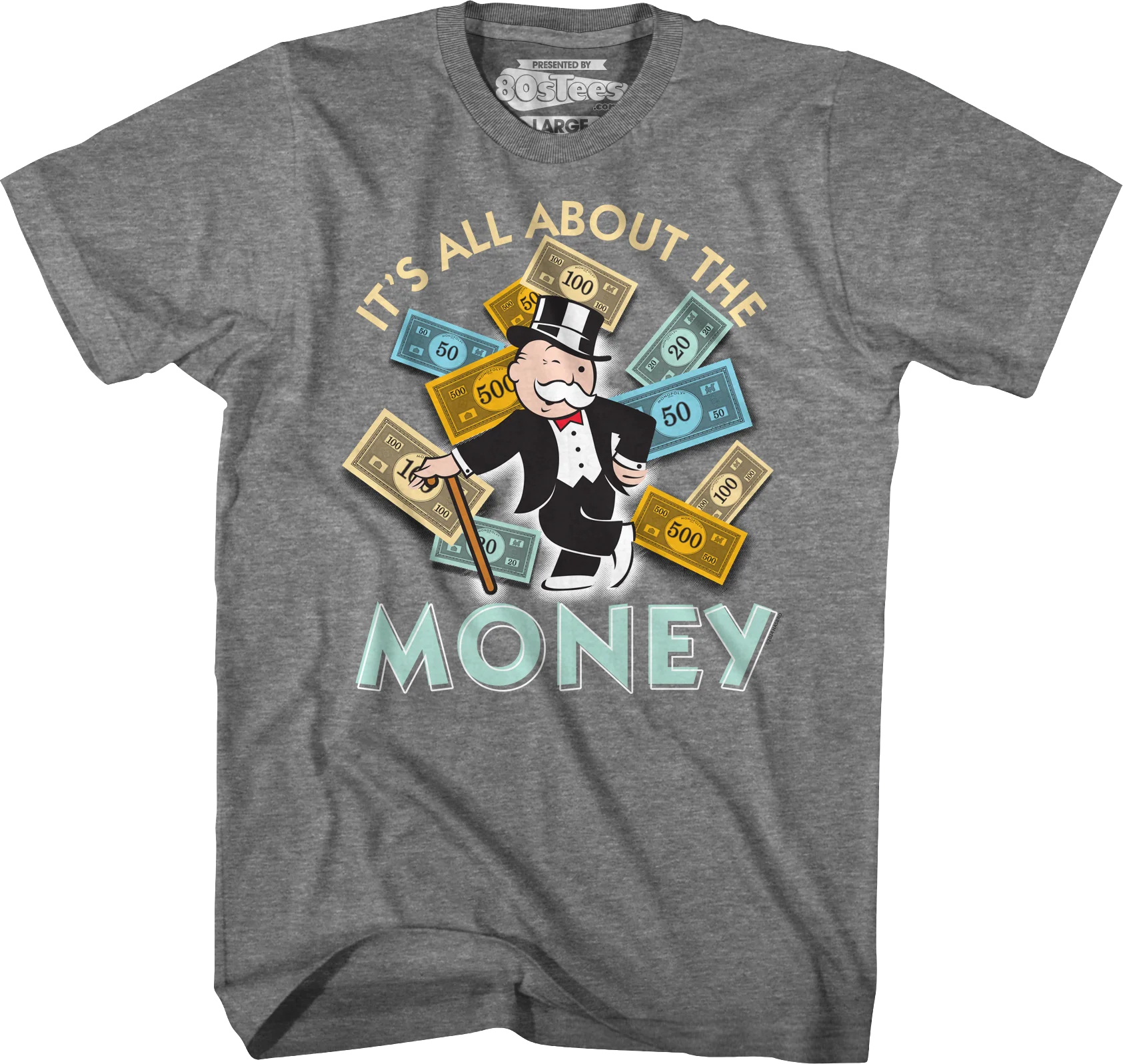 It's All About The Money Monopoly T-Shirt - Image 31