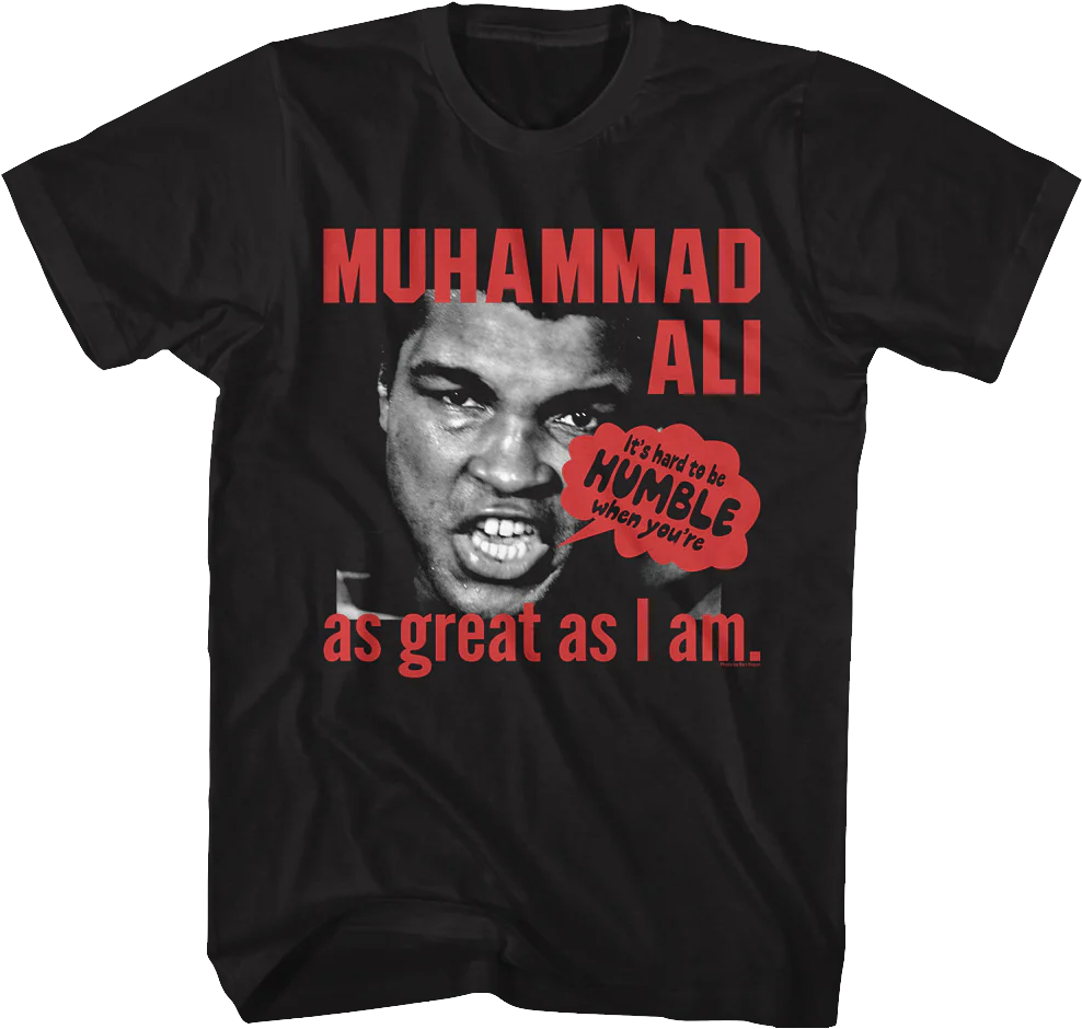 It's Hard To Be Humble Muhammad Ali T-Shirt