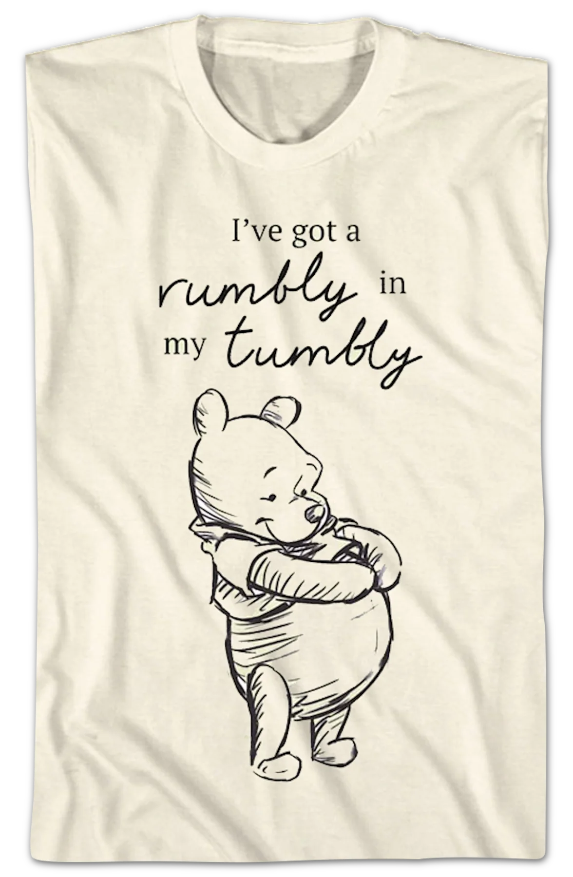 I've Got A Rumbly In My Tumbly Winnie The Pooh T-Shirt - Image 2