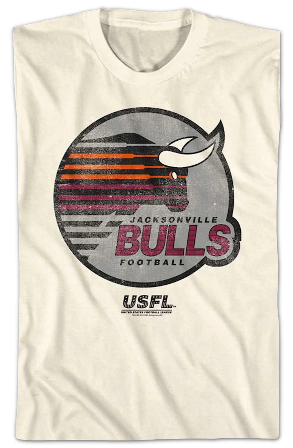 Jacksonville Bulls USFL T-Shirt - Image 2