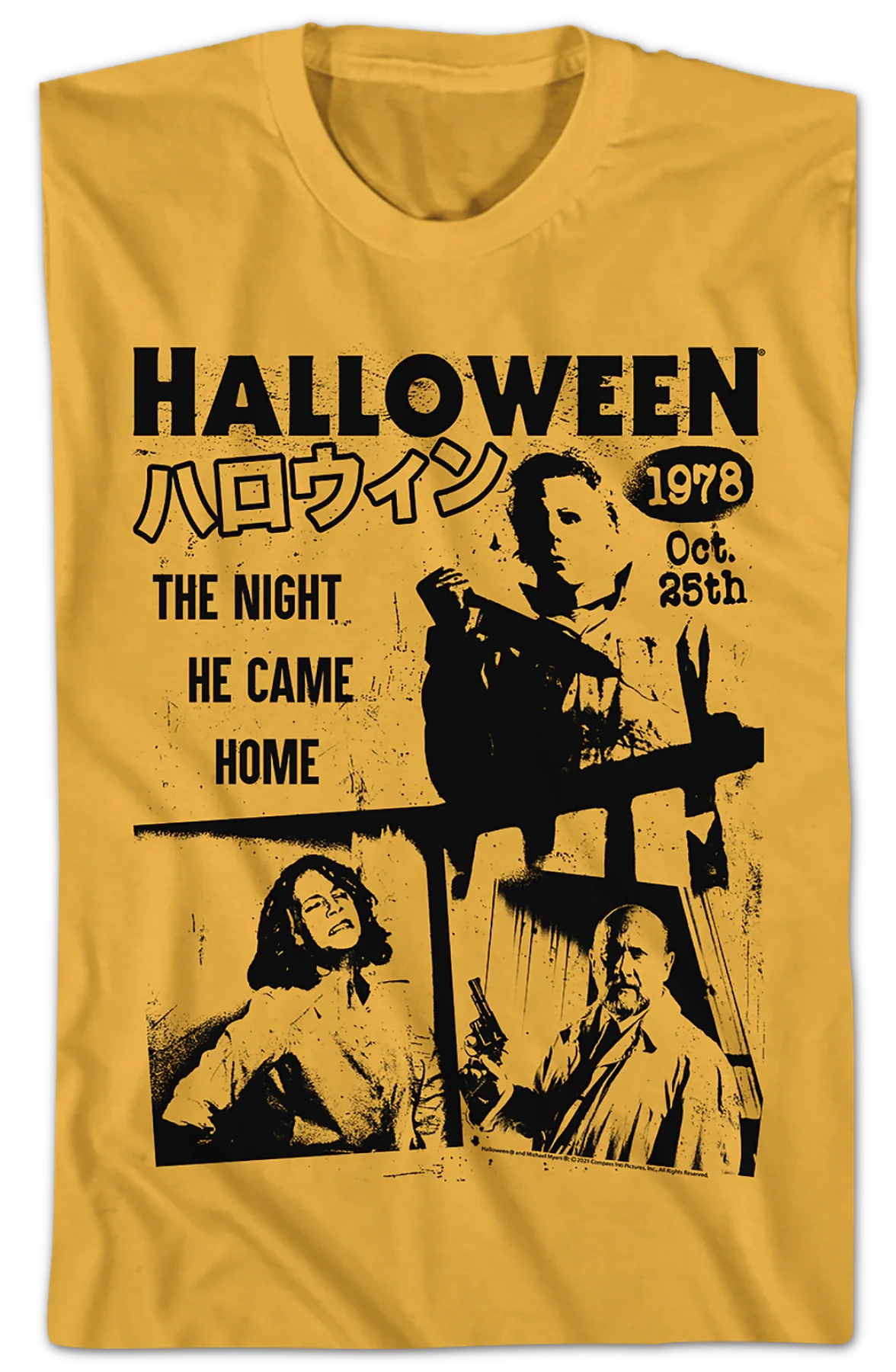 Japanese Poster Halloween T-Shirt - Image 2