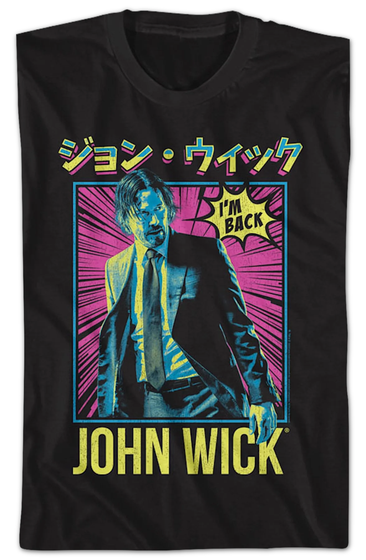 Japanese Poster John Wick T-Shirt - Image 2