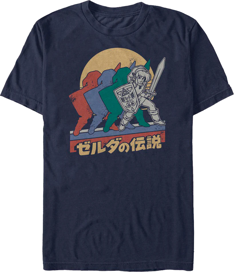 Japanese Text Legend Of Zelda T-Shirt